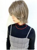 【松戸　ムラマツ】ショートボブ　グレーアッシュ　韓国風