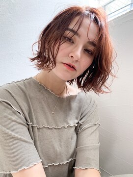 クラン(Chlan) 大人かわいいフリンジウェーブ☆愛されボブヘア