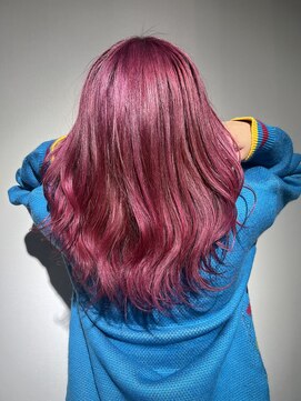 アローズ 久留米店(arose) 【大注目】可愛い透明感立体感ピンク×ゆる巻き