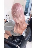 【LANTELDIT】ケアブリーチ使用の淡いpink♪担当Manae