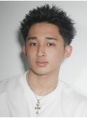 刈り上げスパイキーショート短髪