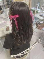 ヘアーメイクサロン リュクス(Hair make salon LUXE) ツインハーフアップ