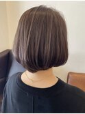 ワンカールボブ/艶髪/ブラウンベージュ/日吉
