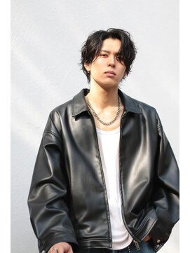 フリーラ 横浜(freera) ハイライト/マッシュパーマ/ウルフ/アッシュブラック[横浜駅]