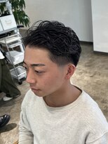 ザ オーダー(THE ORDER)&nbsp;ツイストスパイラルパーマラルフカールオールバック刈り上げ