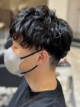 アトリエコア(Atelier Coa) ビジネスショートメンズマッシュツイストパーマツーブロック