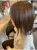 ばっつんボブ♪ナチュラル外はねスタイル