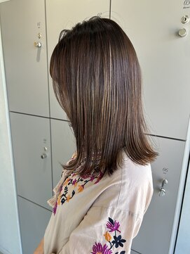 エイト 沖縄豊崎店(EIGHT toyosaki) 【EIGHT 豊崎】お客様スタイル_［切りっぱなしミディ］