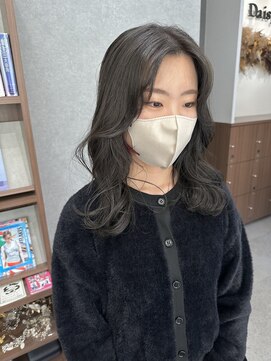 デイジー(Daisy) 天神/大名/グレージュ/透け感カラー/顔周りカット