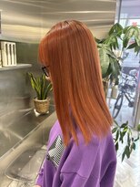 ゼスト 八王子店(ZEST) ビビッドオレンジ/ケアブリーチ【藤野はるひ】