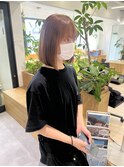 【OceanHair&Life田中愛梨】切りっぱなしボブポイントストレート