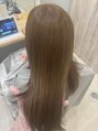 アグ ヘアー フリル 茨木市駅店(Agu hair Frill) ブリーチ無しダブルカラーで作るベージュ系カラー