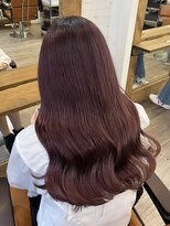 ナンバー アンフィール 渋谷(N° anfeel)&nbsp;韓国風巻き×ピンクブラウンカラー