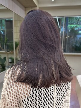 パークレーン アイス イヴェン(park lane ICI yeven) ブリーチなし ラベンダーグレージュ レイヤー 冬カラー/momoka