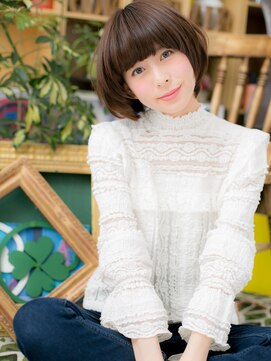 カバーヘア ブリス 川口(COVER HAIR bliss) オン眉グレーベージュ小顔ヘルシースタイルc6川口20代30代40代