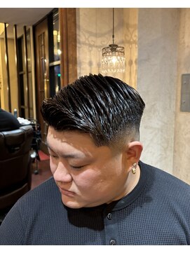 ディスパッチヘアー 甲子園店(DISPATCH HAIR) メンズ/サイドパート/スキンフェード/バーバースタイル