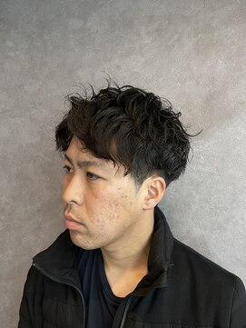 ベルーフ(BERUF) 清潔感のある爽やかなアップバング×スパイラルパーマ！！