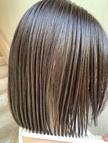 ロマンヤカタ ファース(ROMAN YAKATA fars) 髪質改善 プレミアムカラー ミディアムボブ@田代7/23