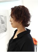 くせ毛/癖毛/ショートウルフ