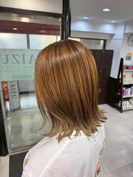 アイズ 本厚木(AIZU) ブリーチなし明るめカラー