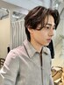  【メンズ人気No.2】似合わせカット+透明感カラー￥13,200→￥11,000