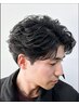 【2025トレンド】メンズカット+フェザーパーマ ¥14300→11000