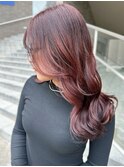 【feliceMICHI　石井 あすか】カシスピンク　レイヤーカット