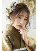 シニヨンスタイル!和装にも◎