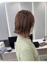 ロンドリゼル 札幌(Lond RiseL) オリーブグレー/前髪/ボブ/マロンベージュ/レイヤーカット/小顔