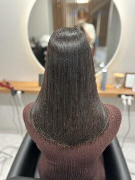 ベッカン 新宿店(BEKKAN) 水素髪質改善うるつやオリーブグベージュ＊飛田愛希