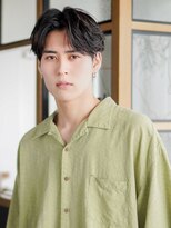 ディッセンバー 神宮前(December)&nbsp;ニュアンスパーマアッシュブラックフェザーパーマ波巻き渋谷原宿