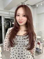 オニキス 原宿(ONYX) a248レイヤーカットザクザクレイヤーダブルカラーベージュ