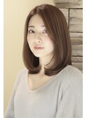 30代40代大人可愛いミディアム　大人ミディアム　ワンカール