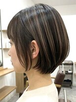 ランプ(Lamp) くびレイヤー グレーベージュ 白髪染め 白髪ぼかし 髪質改善