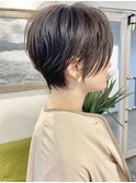 【３０代４０代５０代】大人女性人気くびれショート/暗めカラー