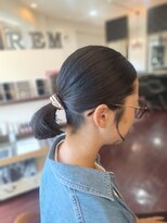 ローレン(LOREM) 刈り上げセンターパートくせ毛×キュート刈り上げ9.12
