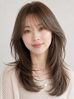 サーカス バイ ビュートリアム 青山(CIRCUS by BEAUTRIUM)&nbsp;大人上品レイヤーカット｜顔周りレイヤー｜小顔ロング 表参道