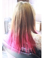 オーバーキャプテンネイキッド(OVER CAPTAIN NAKED) カーネーション×フラミンゴピンクのグラデーションカラー