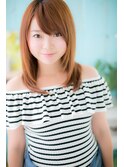 流しバングで目力ＵＰ！好感☆モテストレート