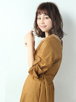 【K-two青山】セピアベージュのミディアムボブ【表参道】