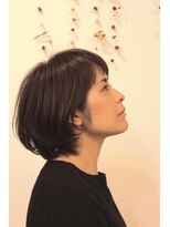 ニット ヘアー サロン(nitt hair salon)&nbsp;5分でかんたんスタイリング＊大人世代のシンプルグレージュボブ