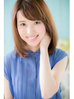 ミック ヘアアンドビューティー 大山店(miq  Hair&Beauty)&nbsp;ナチュラルさが魅力♪ミディアムストレート