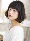 【MINX田中亜樹】ふんわりワンカール×前上がりボブ