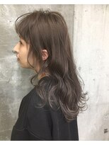 ガルボ ヘアー(garbo hair) #ガルボヘアー #バレイヤージュ #春 #ナチュラル