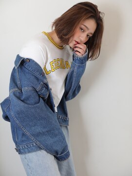 キャロル(CAROL) カジュアルヘアスタイル 「ベージュ」