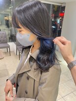 アッシュ 下北沢店(Ash)&nbsp;ディープブルーのイヤリングカラー