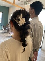 トハユ(TOHAYU)&nbsp;編みおろしヘア