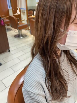 テトラ バイ ネオリーブ 横浜西口店(tetra by neolive) ハイトーンカラー☆ブリーチなしハニーベージュ