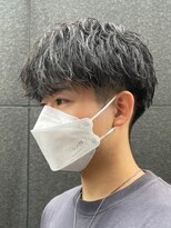 クオル 立川(QOL)&nbsp;ツイストスパイラルパーマメンズパーマ波巻きパーマツーブロック