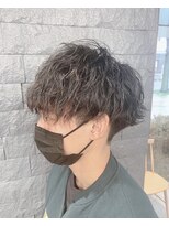 アース コアフュールボーテ 長野駅前店(EARTH coiffure beaute) センターパートツイストスパイラル波巻きパーママッシュ